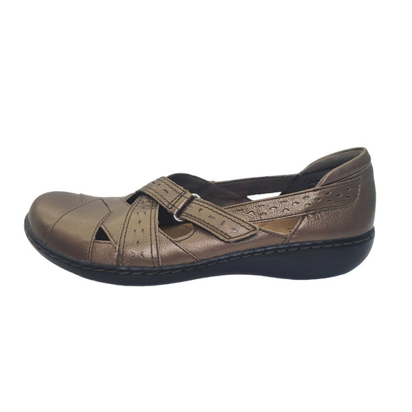 Clarks Ultimate Comfort Leather Loafers Ashland Spin Q Women's 9 - Picture 2 of 9